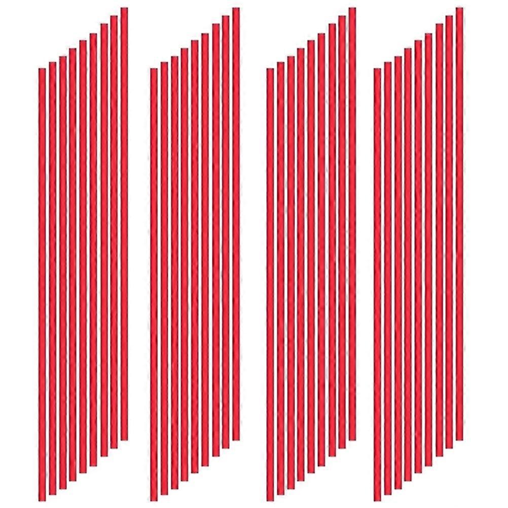 Spray Can Nozzles Replacement Kit with Sturdy PP Material in Red Color for Decoration 100 Pieces
