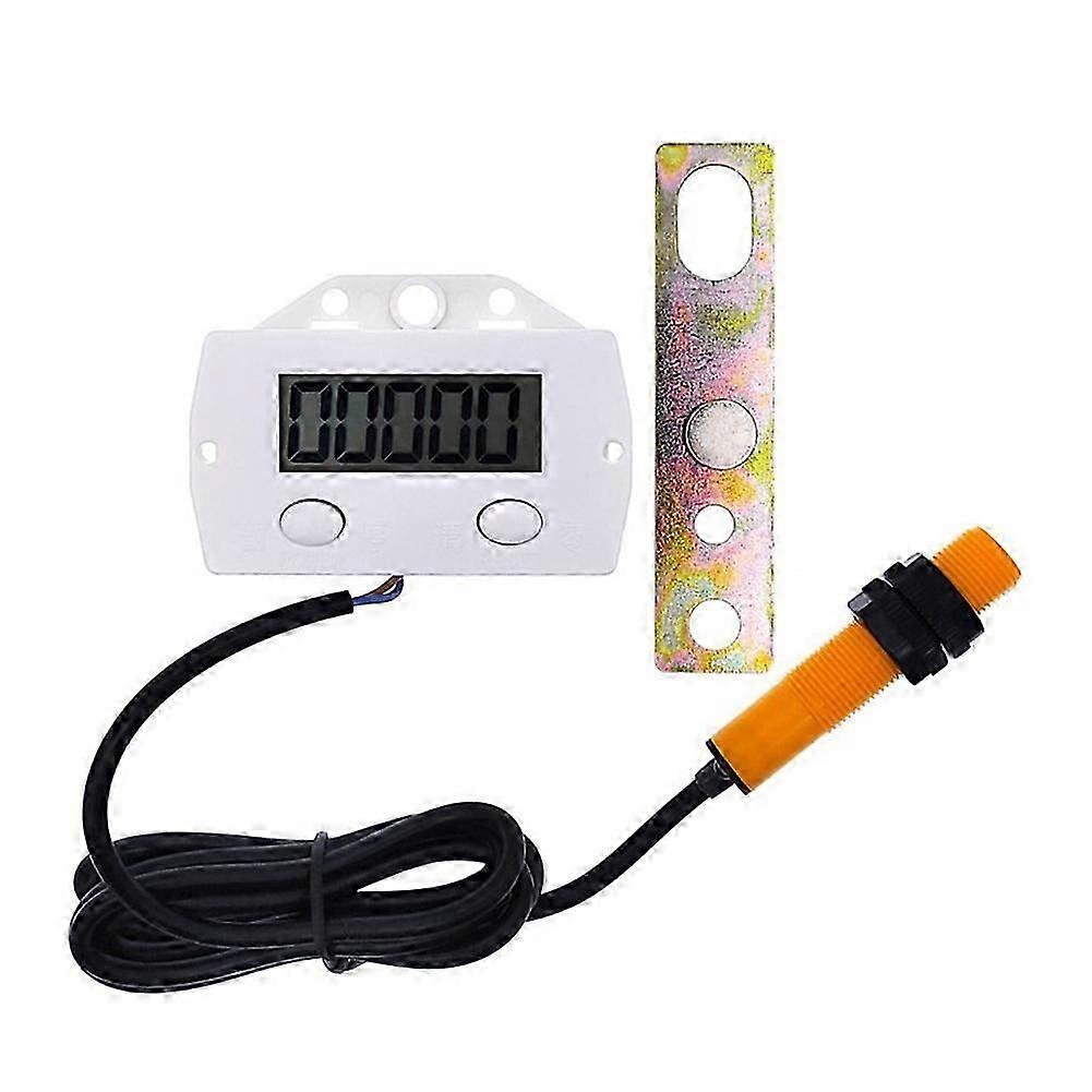 5 Digit Electronic Digital Display Counter Proximity Industrial Magnetic Sensor Switch Punch Counter