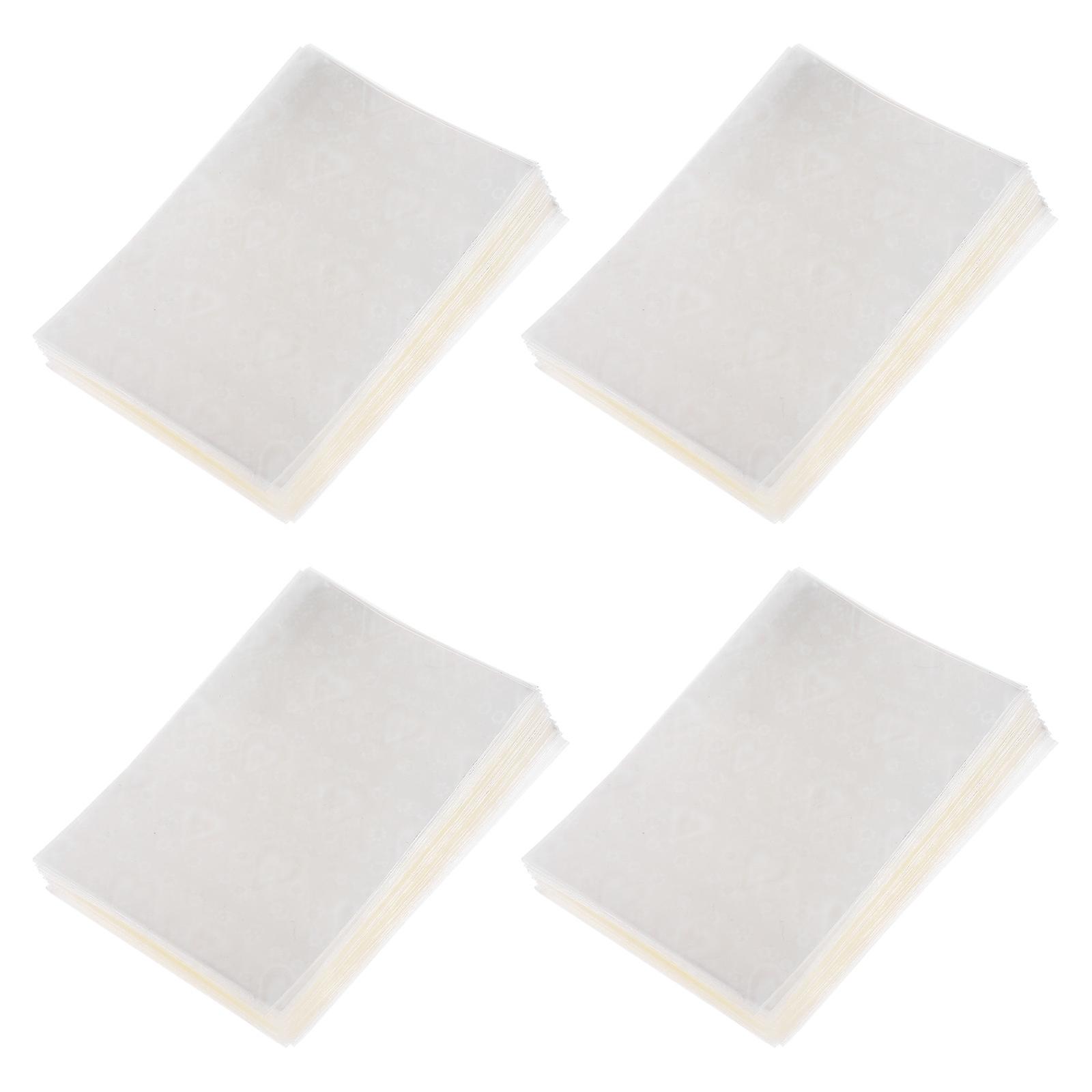 Transparent PVC Card Sleeves for Storage Use Self Sealing and Protective 100pcs