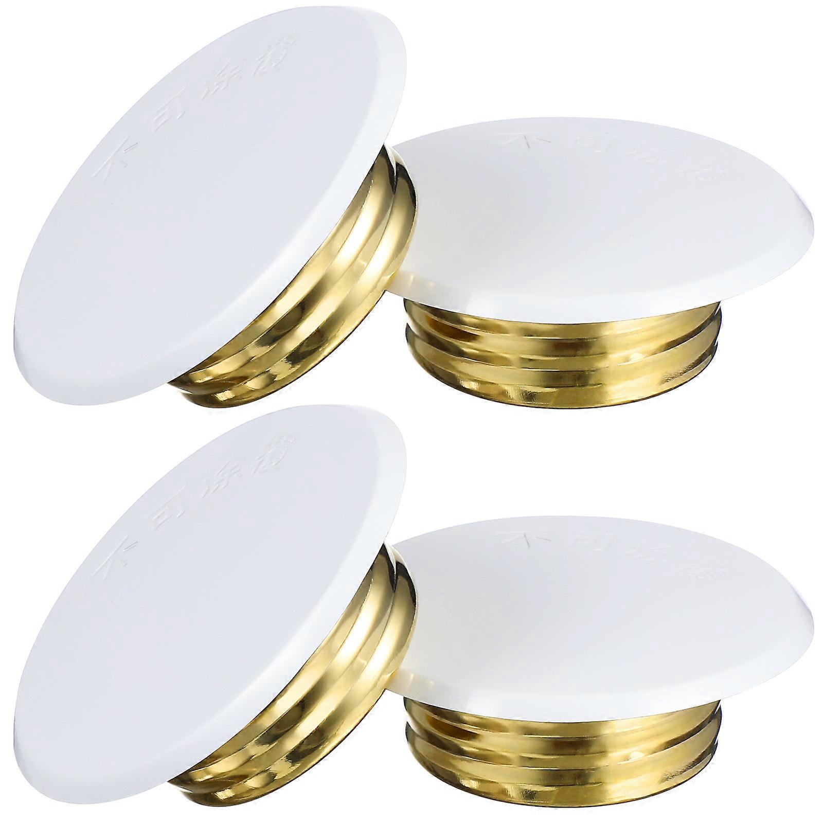 4pcs Fire Covers – Durable Iron Protection Plates for Ceiling Sprinkler Systems – Easy Installation Concealed Design for Home and Commercial Use