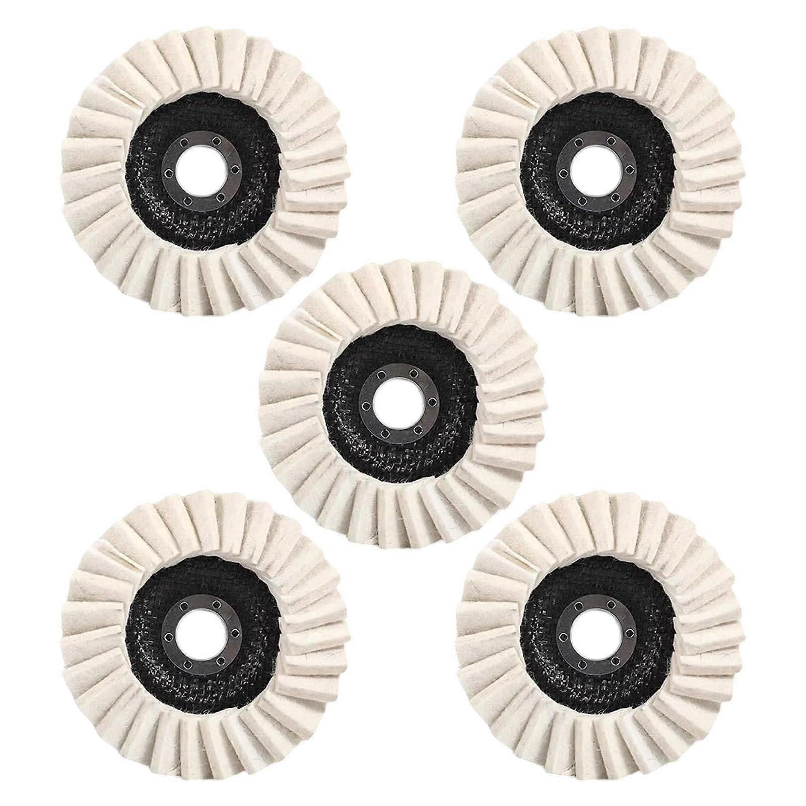 Wool Felt Polishing Discs for Automotive Projects - Durable Polishing Pads for Glass Finish, 6 Inch Size