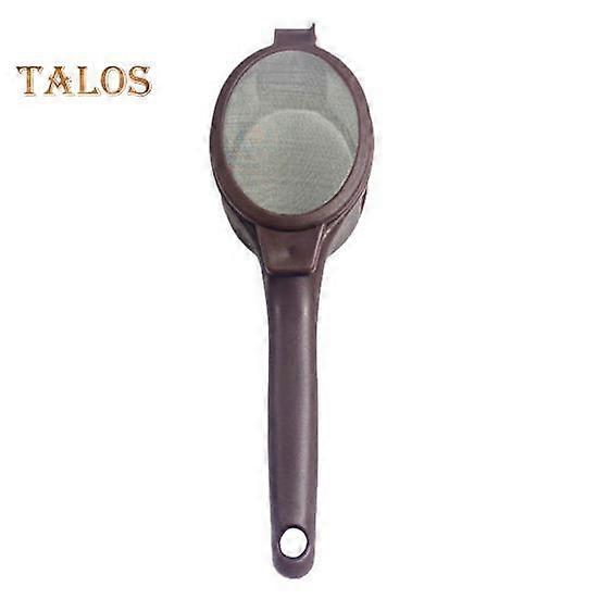 Portable Coffee Filter Spoon Reusable Plastic Brewing Tool for Grounds Loose Tea Multifunctional Tea Filter with Hanging Handle for Camping Travel