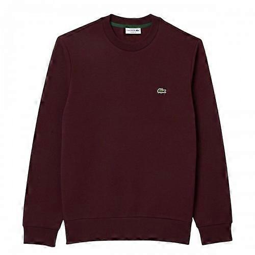 Lacoste Mens Fleece Crew Neck Sweatshirt