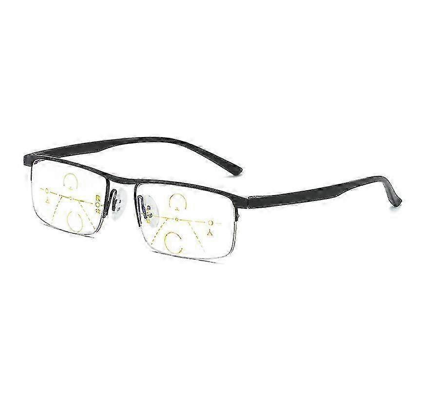 Smart zoom reading glasses progressive multi-focus Computer Anti blue ray