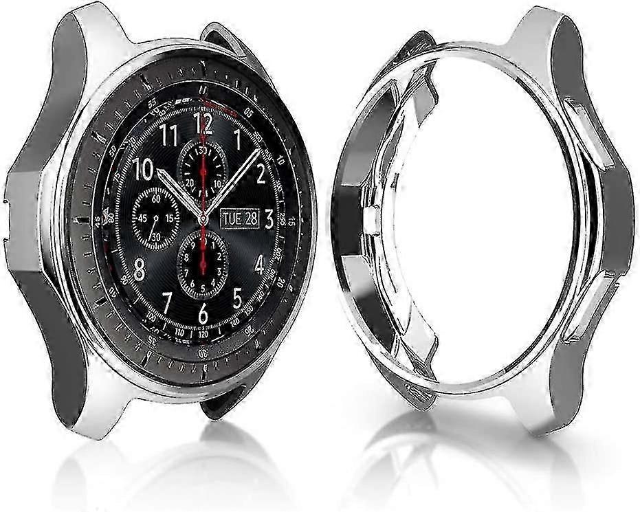 Slim Plated Soft Tpu Protective Case For Galaxy Watch Gear S3 Frontier Sm-r760
