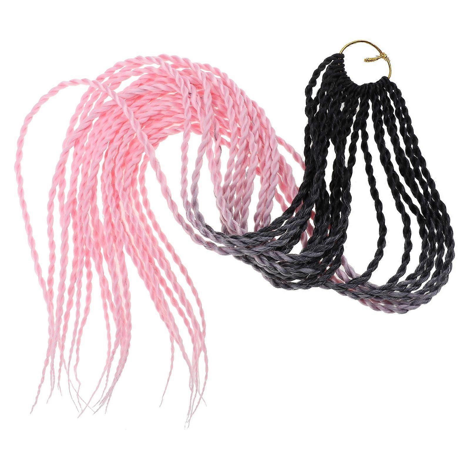 Hand Braided Wig for Women Look Natural and Comfortable High Temperature Wire Assorted Color