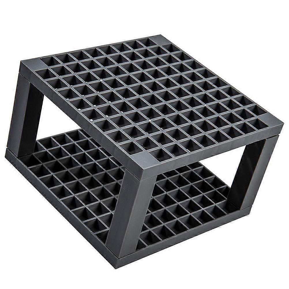 Slot Desktop Pen Storage Rack Organizer Detachable Multifunctional Holder For Students Artists Teachers Space Saving Easy Assembly Black
**优 后标题:**