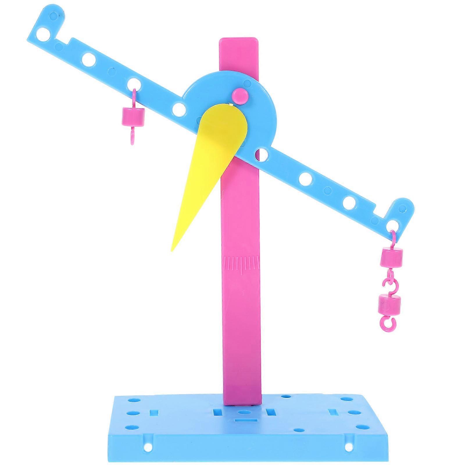Scale Balance Toy Students Science Experiment Educational Toy DIY Lever Balance Scientific Toy for Kids Students