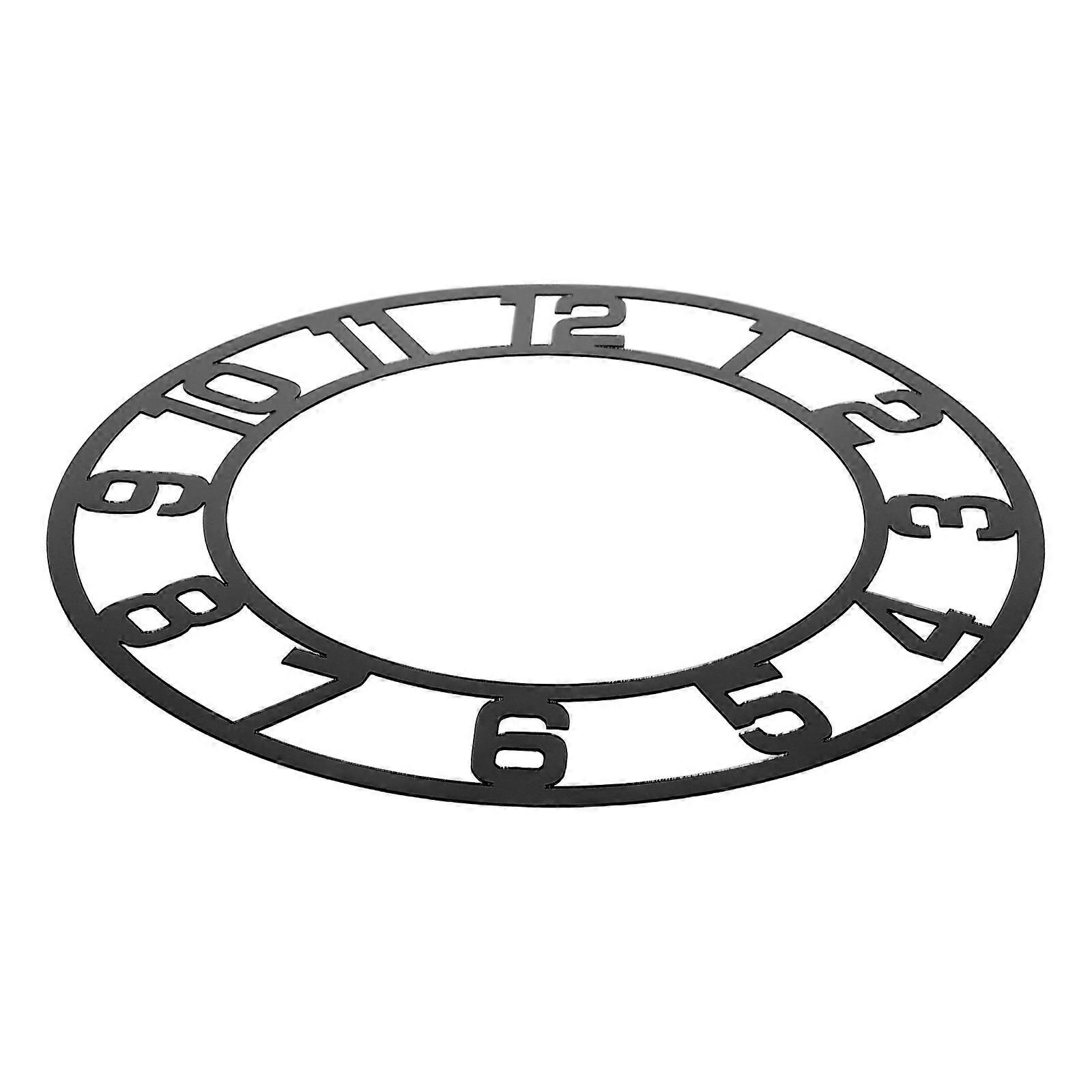 It seems like you're referring to a product description for a **Round Mirror Face Wall Clock Sticker with Roman Numerals** — an acrylic self adhesive