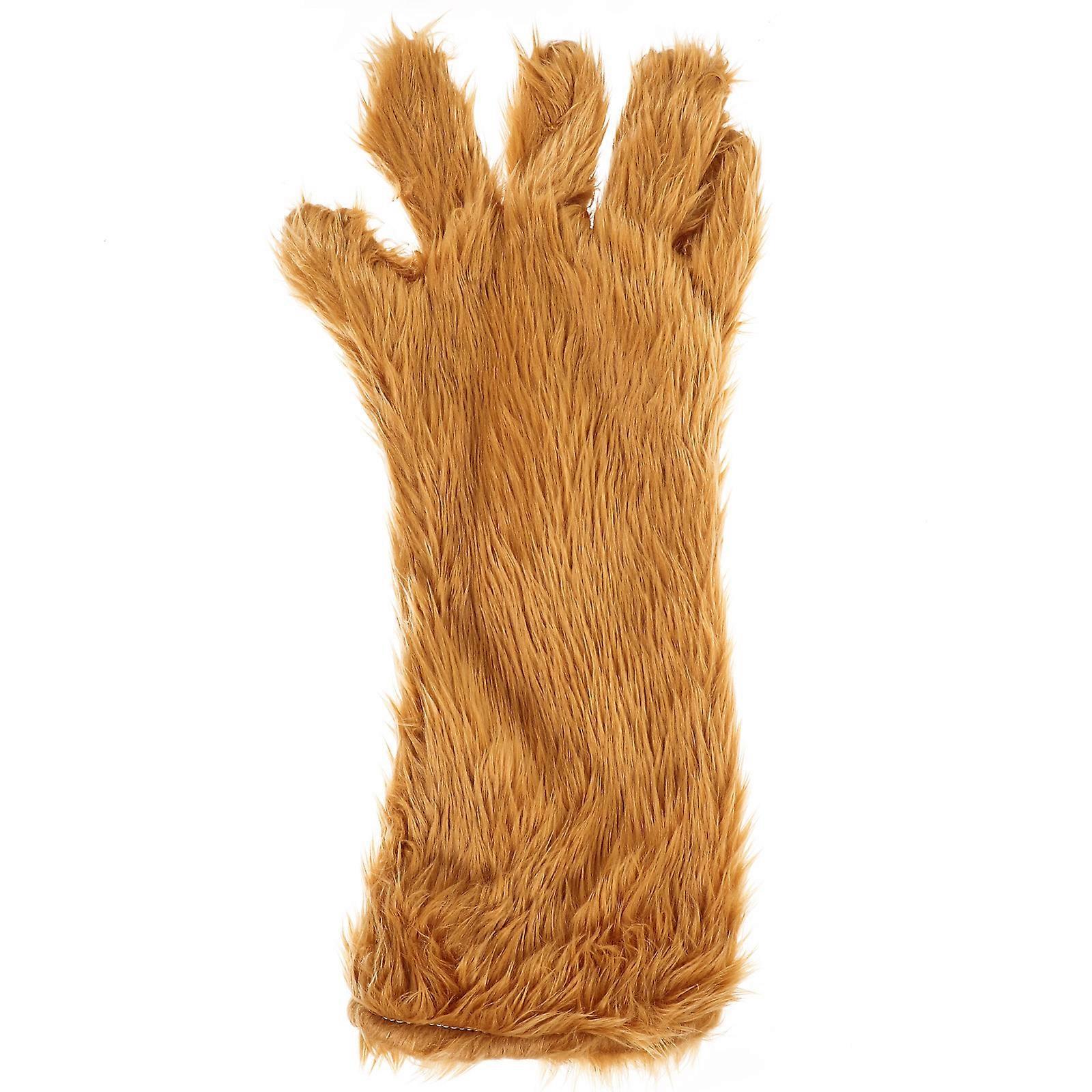 Bear Hand Gloves For Winter Use Ideal For Men And Women Perfect For Party Decorations And Photo Props With 46x19cm Size And Warmth Feature 1Pcs