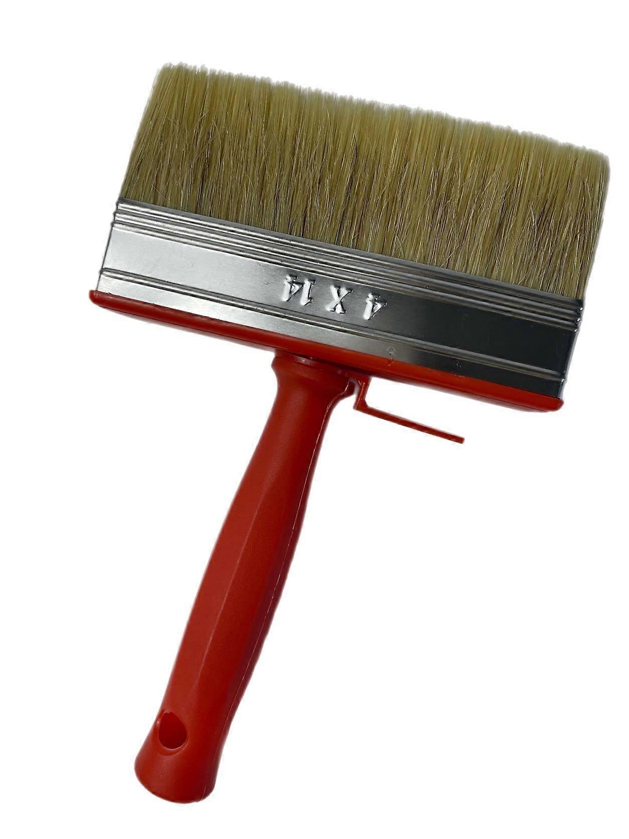 Flat Brushes Pack of 12 4x14 cm Premium Painter's Ceiling Brush for Smooth Finish and Versatile Painting