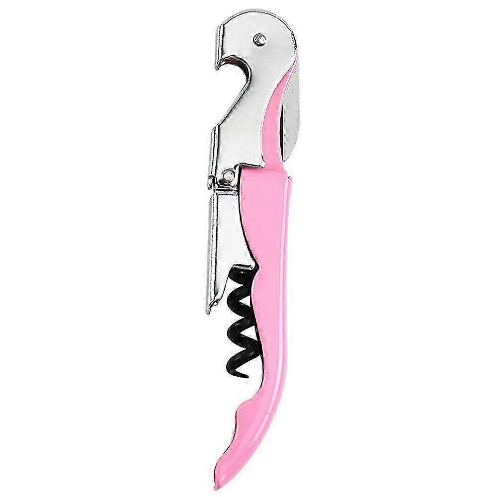 Cute Iridescent Wine Bottle Opener & Foil Cutter - Stainless Steel Bar Accessories for Effortless Wine Serving