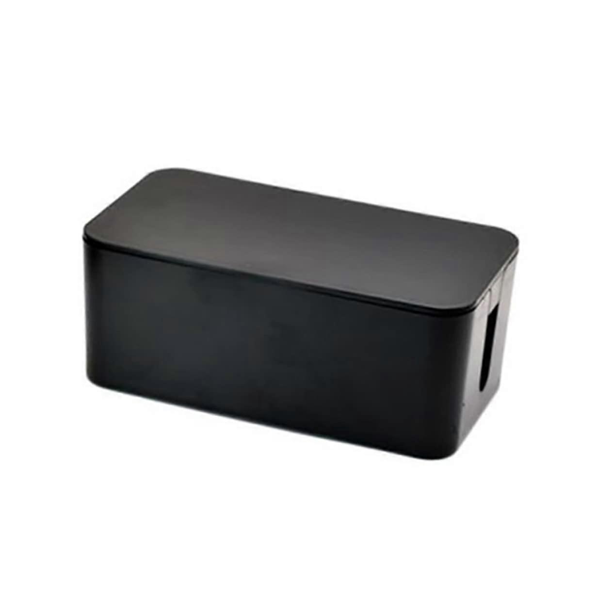 Box Installation Cable Organiser 2 Size Black Cable Management Storage Box Socket Performance Board Cable Manager