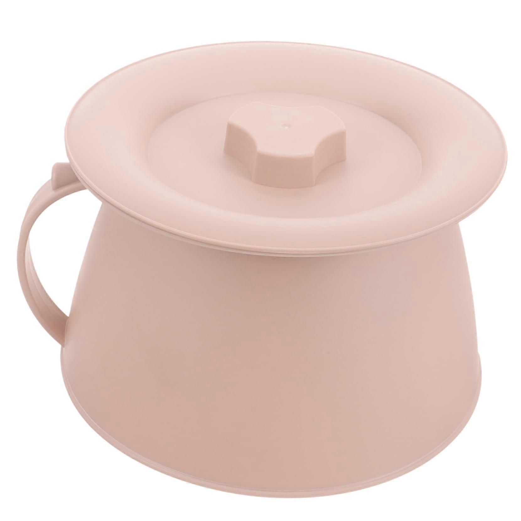 Portable Urinal with Lid, Durable Bed Pan for Adults, Hygienic Design