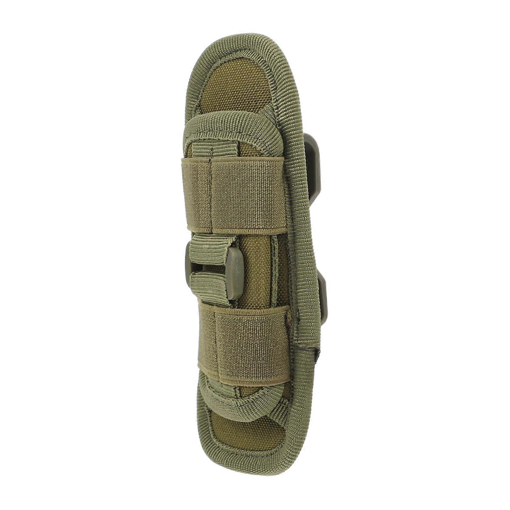 Flashlight Belt Bag Large Rotatable Waist Holder Clip Torch Holder Dark Green