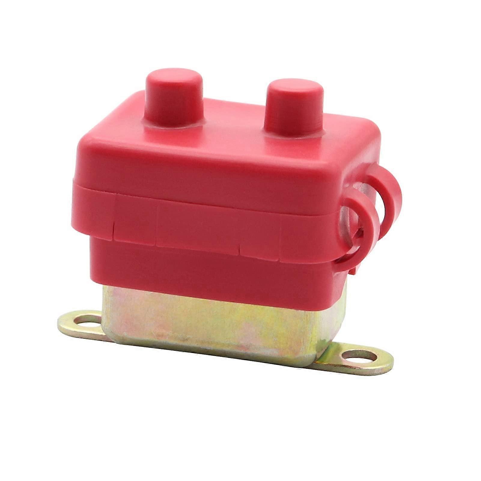30A Manual Reset Circuit Breaker With Bolt Terminals 12V Red Leather Case Robust Module Design