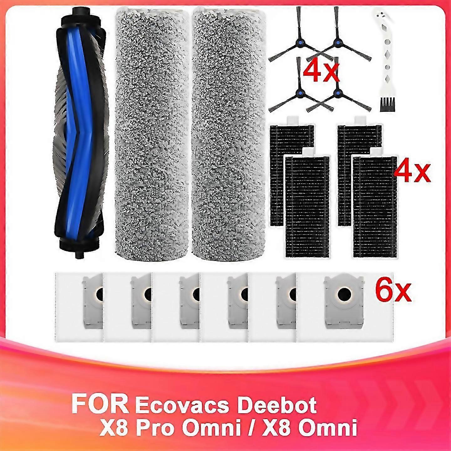 For accessory for ecovacs deebot x8 pro omni x8 omni robot vacuum cleaner with main brushmop roller