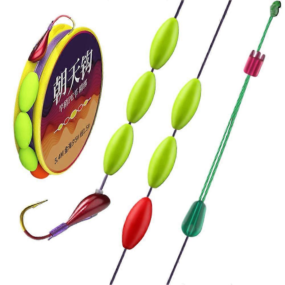 High-sensitivity Seven-star Floating Line Set PE Knot Sky Hook Fishing Line