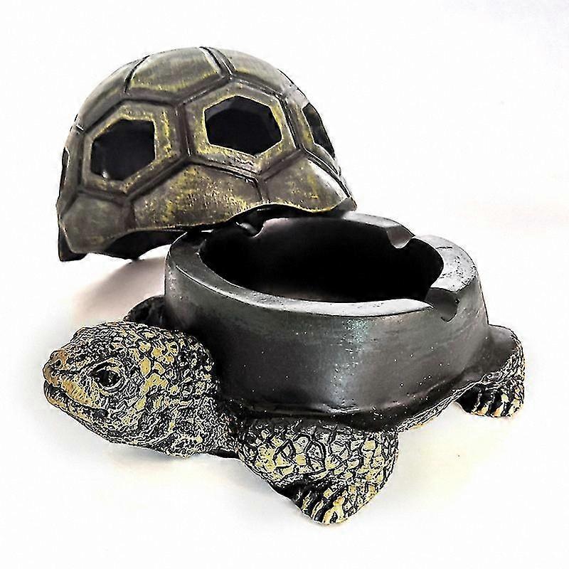 Decorative Tortoise-Shaped Ashtray for Cigarettes Crafted with Creative Design Elements