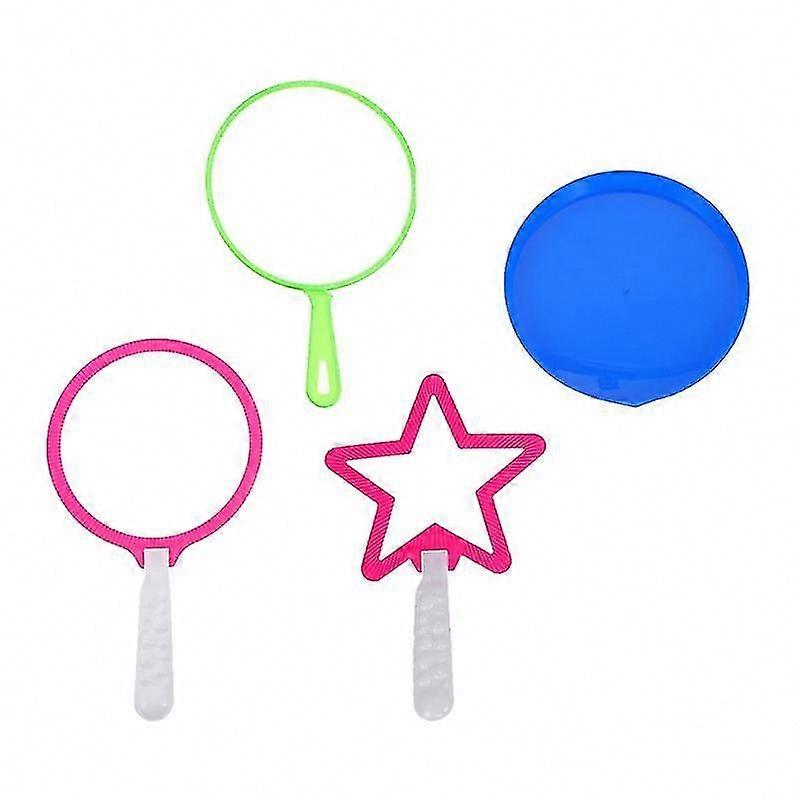 4pcs Bubbles Maker for Kids, Outdoor Fun Bubble Blowing Toys
