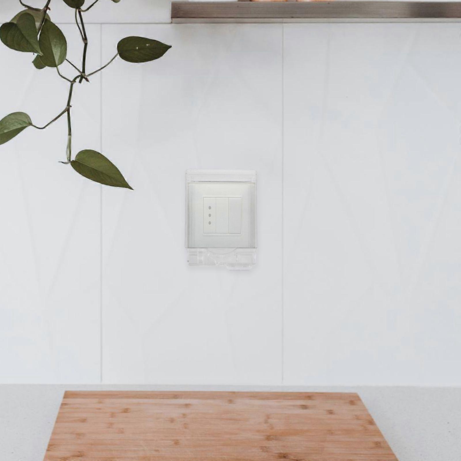 Socket Plate Guard Electrical Outlets Plug Protective Cover For Bathroom