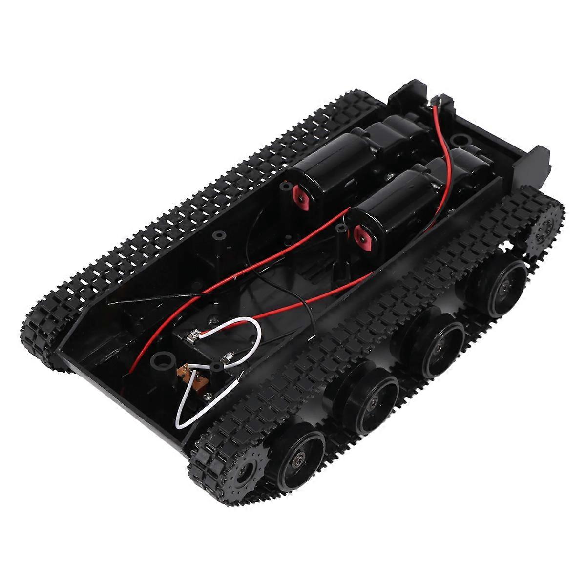 Tank Smart Robot Car Chassis Kit Rubber Track For 130 Motor