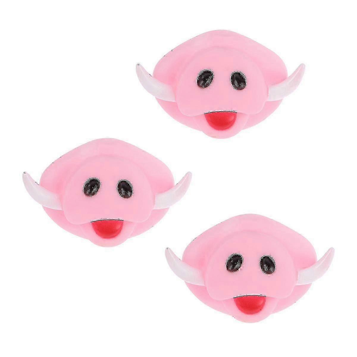3 Pcs Toy Chew Toys Silic Fangs Pig Face Fangs Favors ()