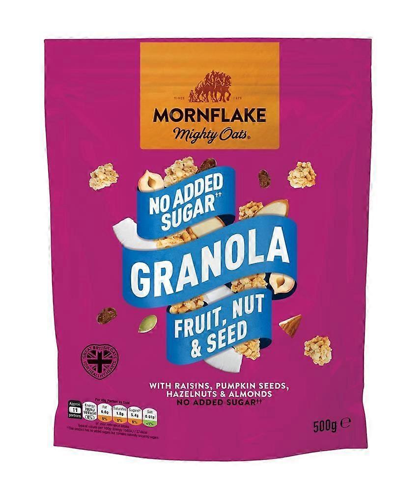 Mornflake Fruit Nut & Seed Granola Pouch 500g - 2 Pack