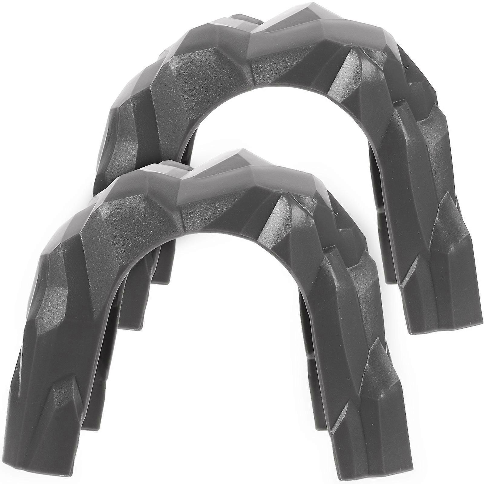 2pcs Cave Model Decorative Train Tunnel for Imaginative Play, Pretend Play Tunnel Accessory for Boys