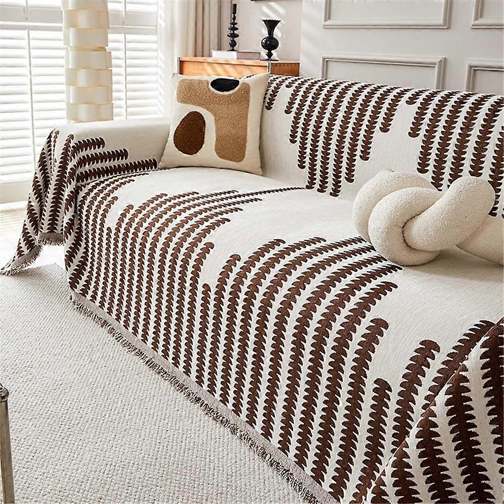 Multifunctional Large Sofa Cover Washable AntiScratch Throw E 180x420cm