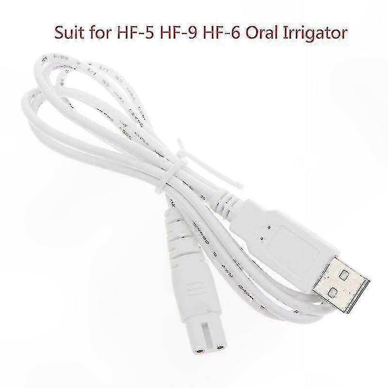 USB Charging Cable for Oral Irrigator and Water Flosser Models HF-5 HF-9 HF-6-Compatible Devices