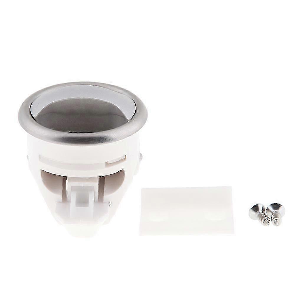 Chrome Twist Button Latch Lock Cupboard Door Knob For Rv Car Camper Marine Boat