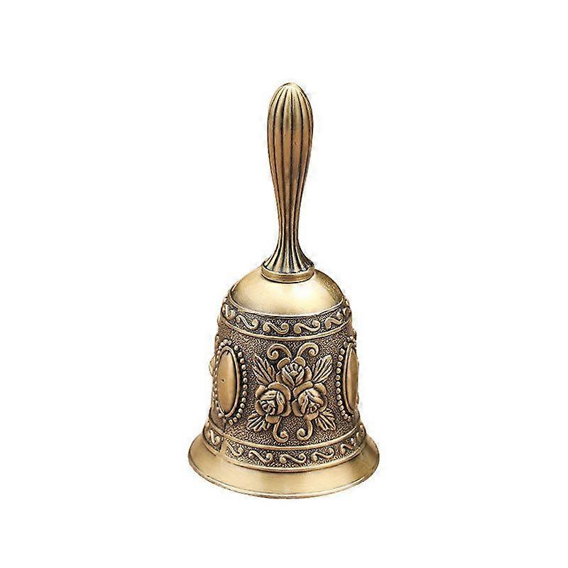 Hand Bell Brass Call Bell for Bedside, Dinner, Wedding