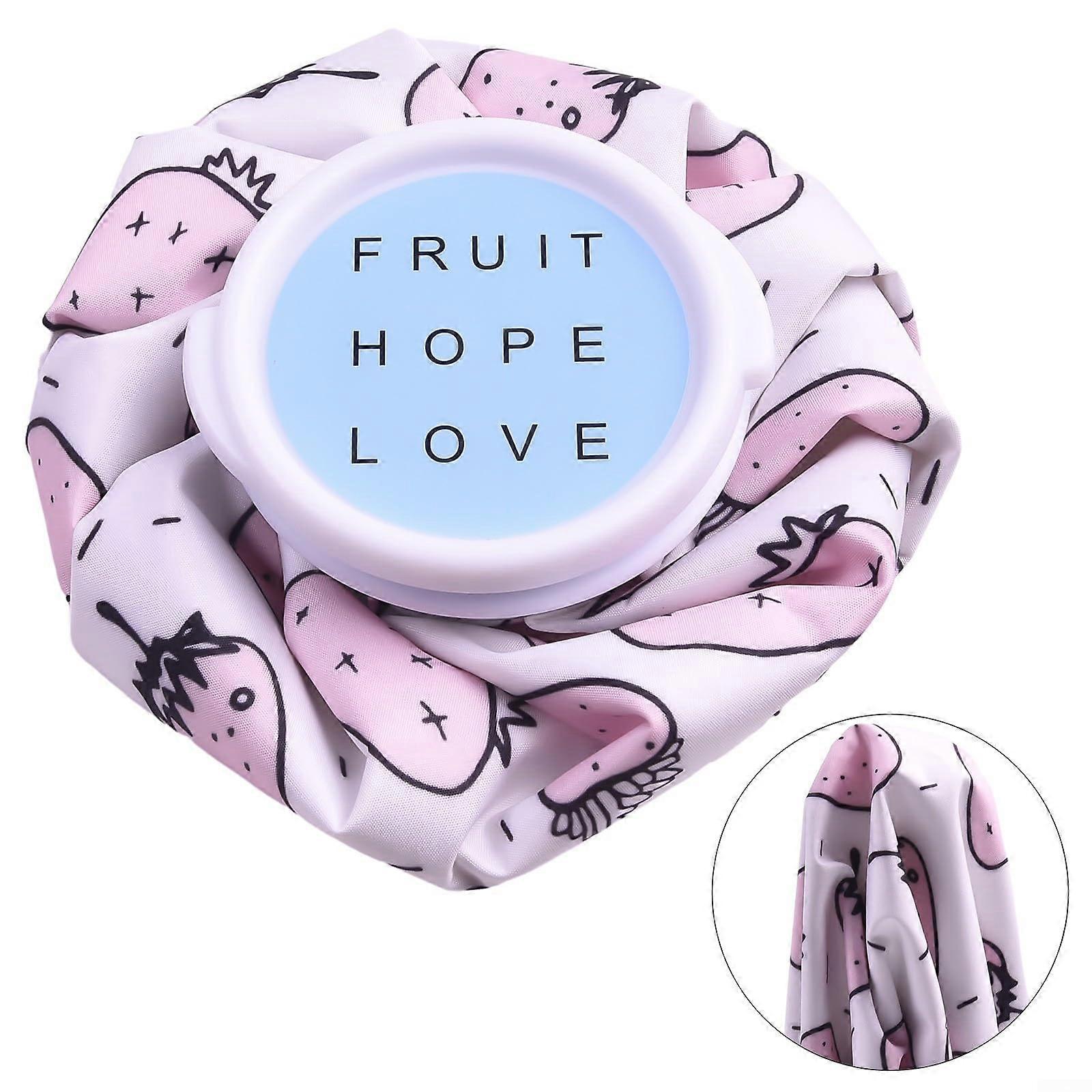 Ice Bag For Cold Compress, Headache Relief, Muscle Relief, Lightweight, Reusable, Compact Size, White
