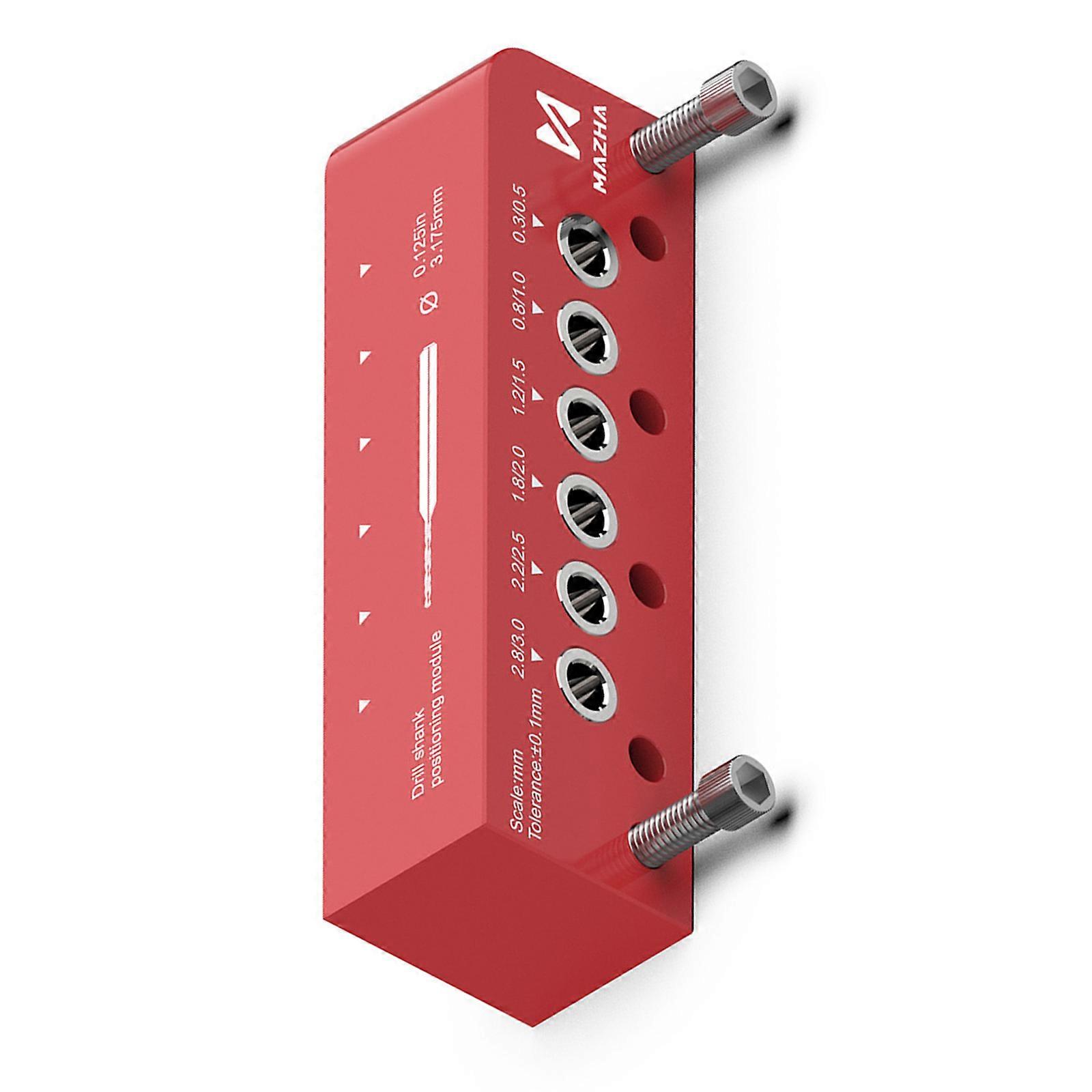Plastic Borehole Positioner Locator Round Rod Center Drilling Fixture Hand Tool For Hobby Model Making Accessories Multicolor