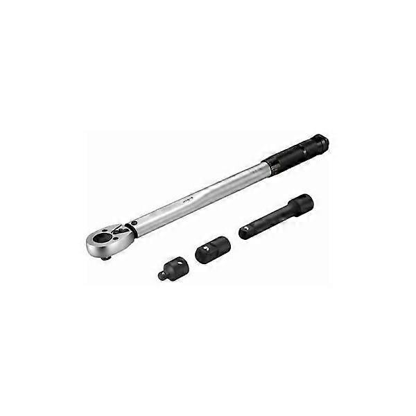 Torque Wrench, Calibrated 3/8 (19-110Nm) Length 37.5cm with Certification, Torque Converter, Adapter, Extension Bar