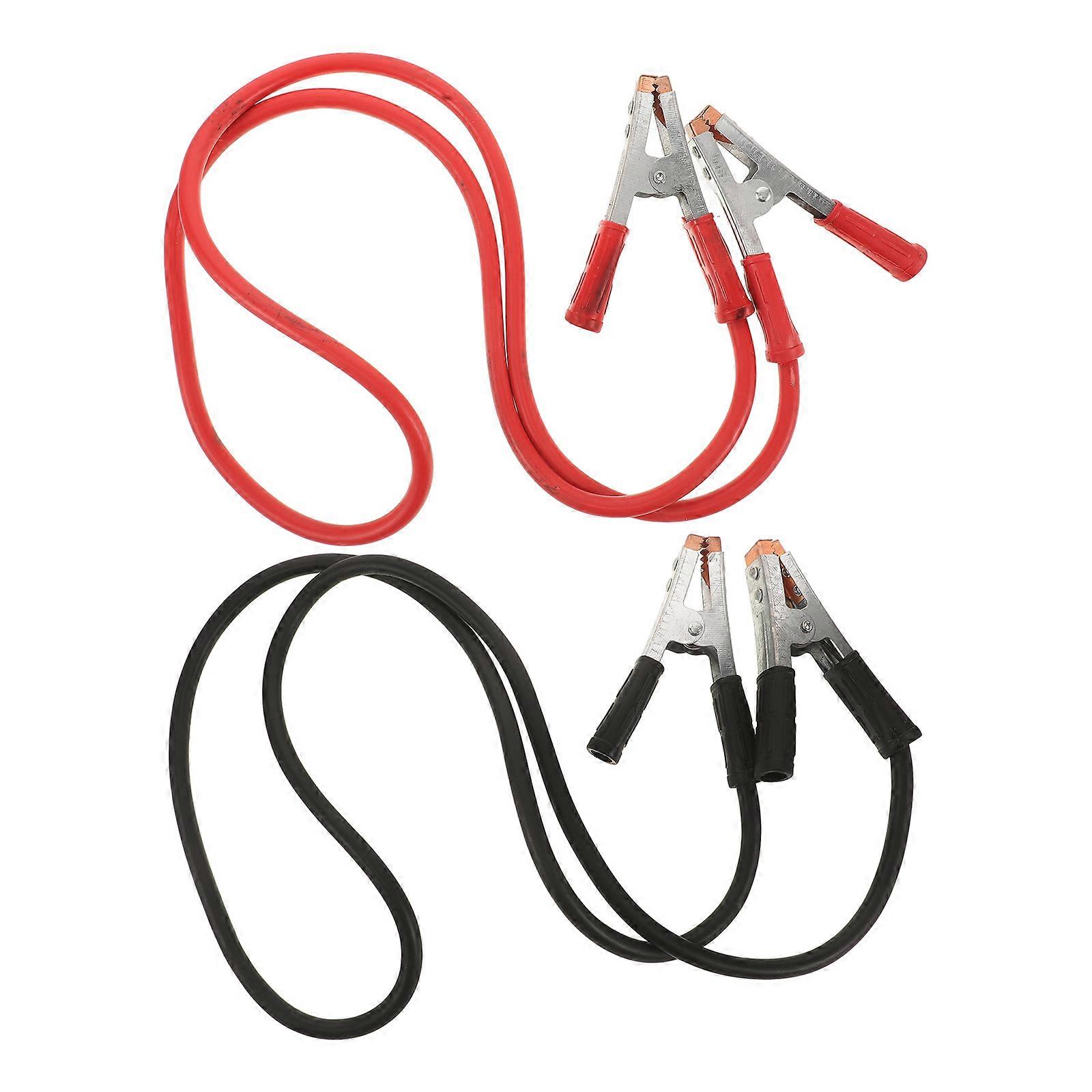 Heavy Duty Jumper Cables Kit Car Booster Cable Emergency Roadside Assistance Multi 78.60X0.39X0.39In Insulated Clamp 1Set