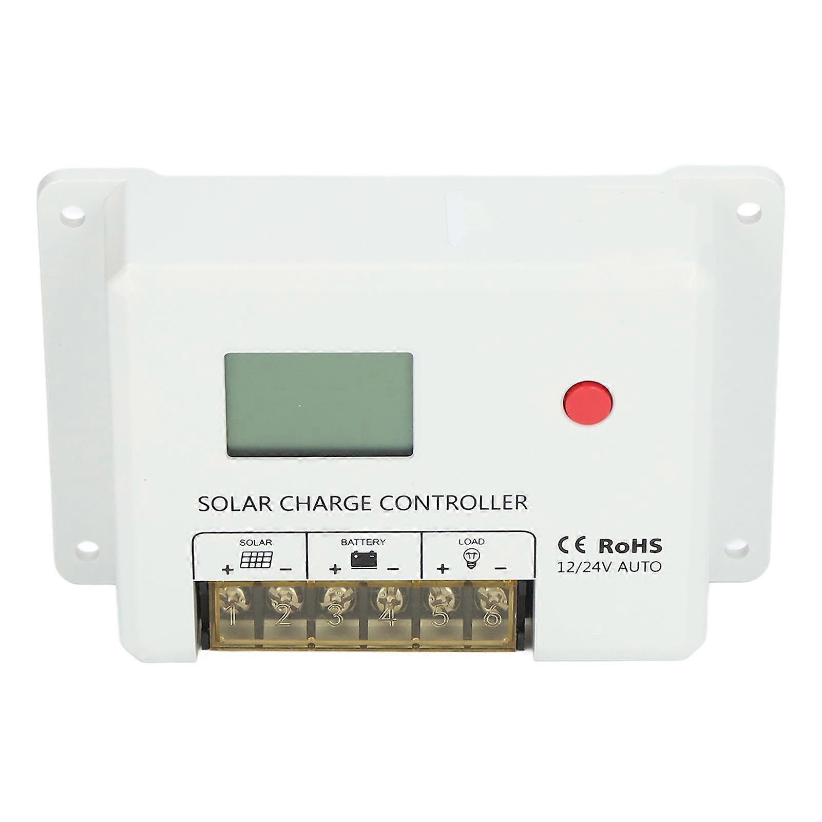 20A 12V/24V PWM Solar Charge Controller Adjustable MOS Circuit