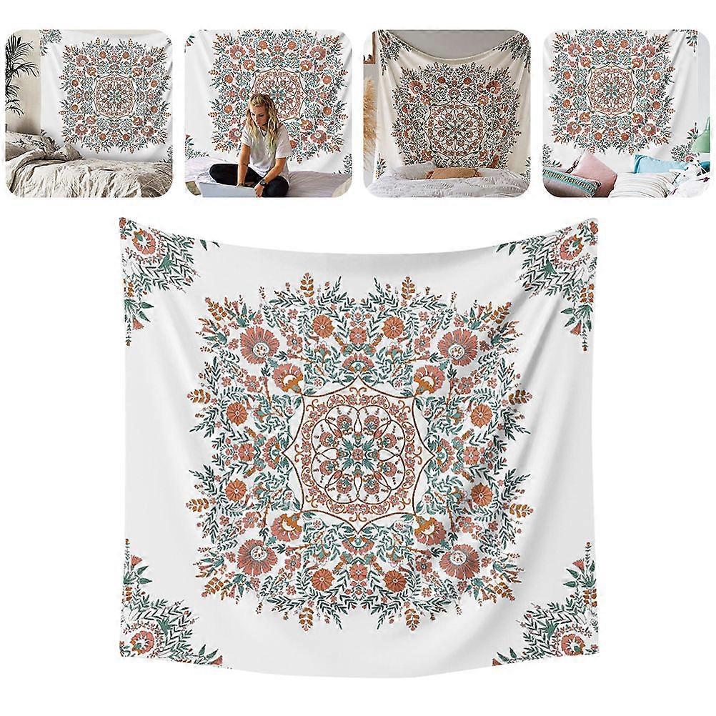 نسيج خمر حائط معلق 1 حزمة ديكور منزلي بوهيمي متنوع اللون زخرفة الجدار مستطيلة