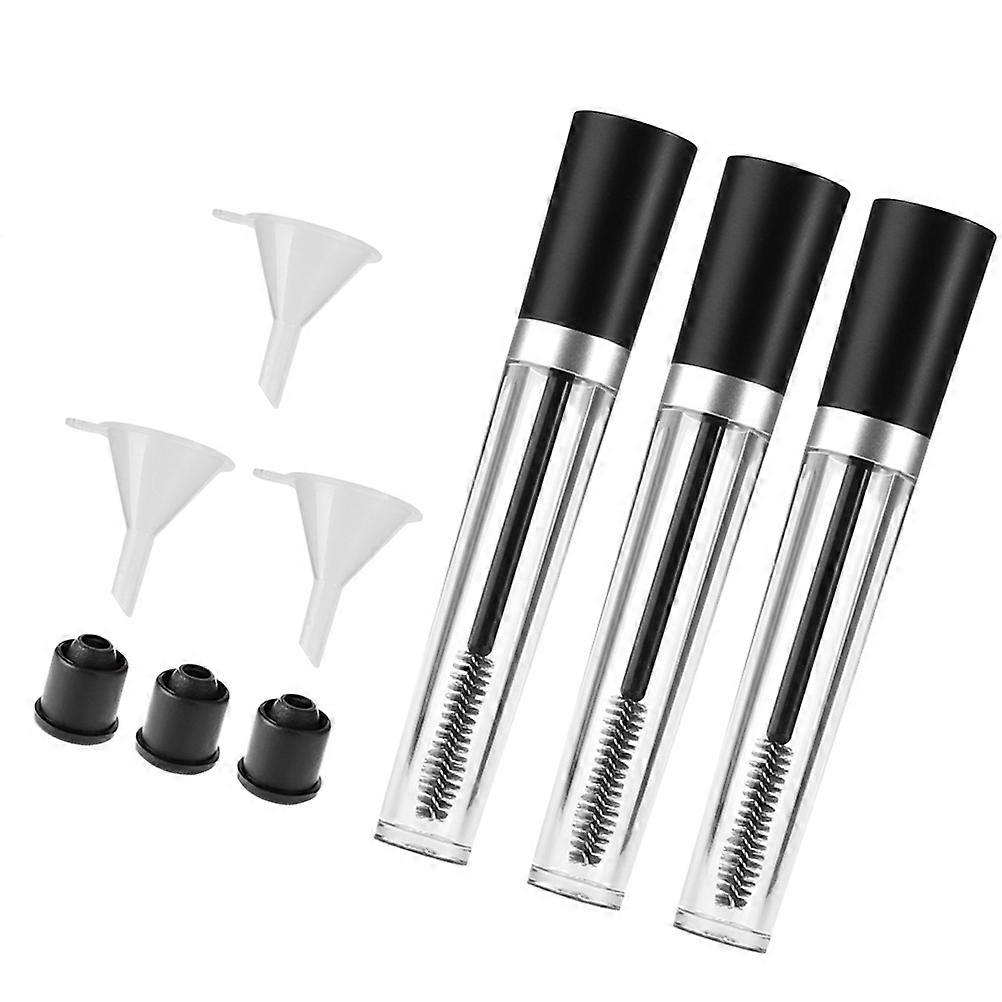 Refillable Makeup Containers Eyelash Solution Bottle for Storage Use 3Pcs
