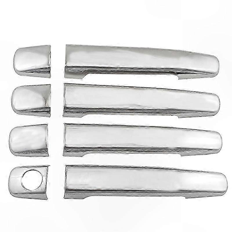 Chrome Door Handle Trim Compatible with 1998-2005 SUV Models W163 ML Series