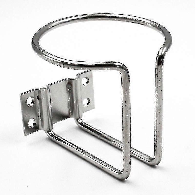 Steel Car Boat Cup Drink Holder Bottle Stand For Marine Yacht Truck Rv Camper1pcs, Silver)