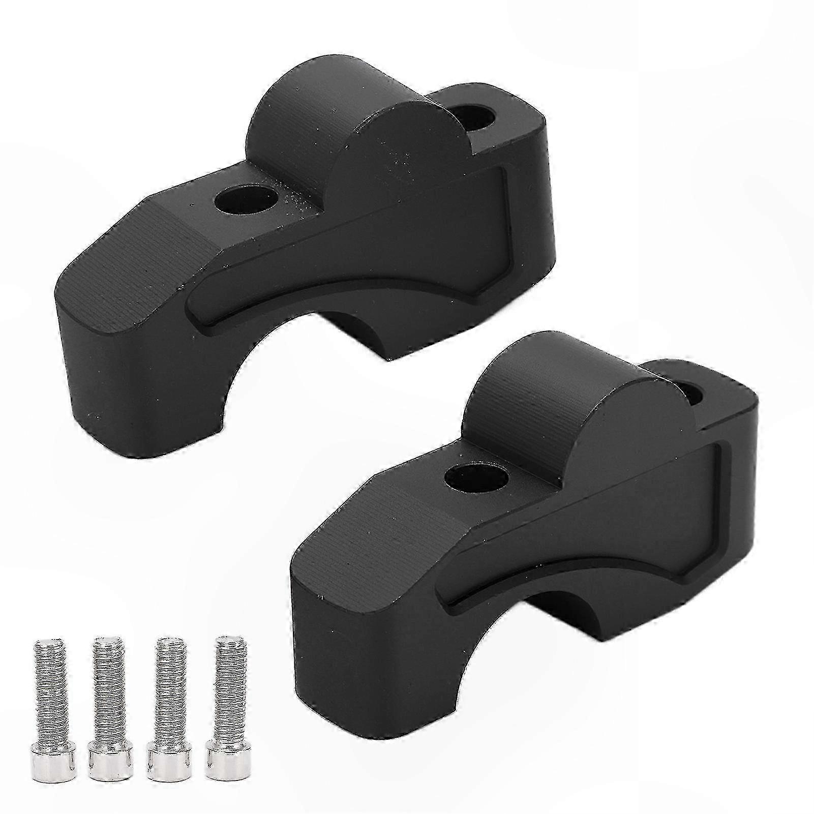 Textured Black CNC Aluminum Handlebar Riser for Motorcycles