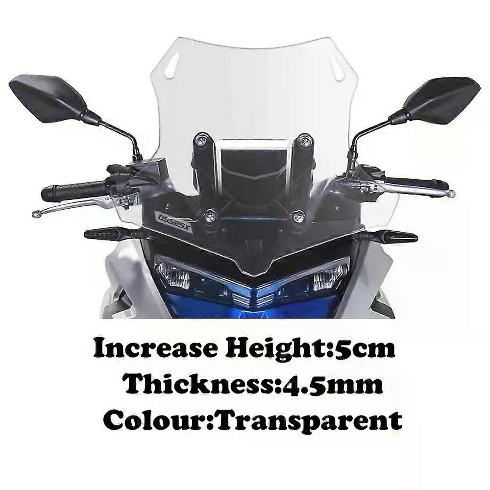Apply New Motorcycle Sports Height and Width Windshield Deflecto For VOGE Valico DS 525X Windshield 525 DSX Kit