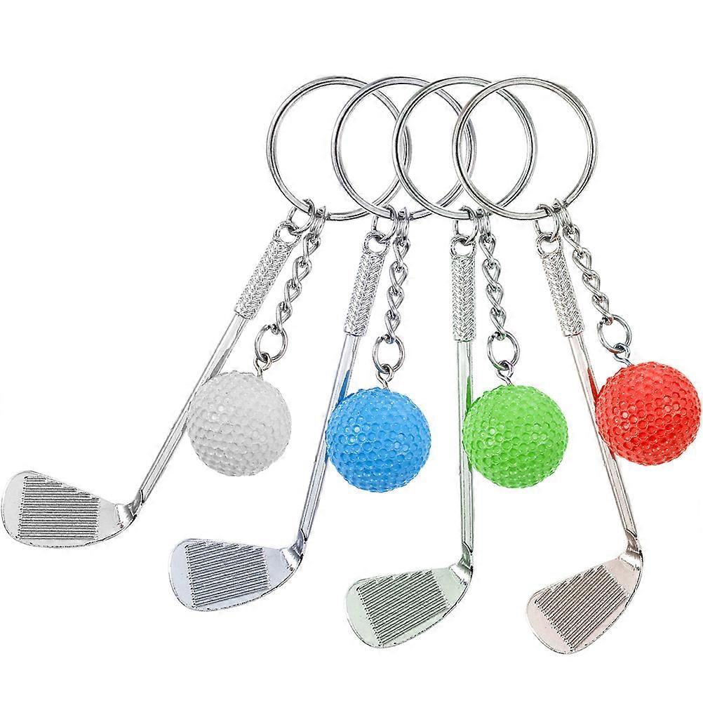 Golf Keychain Creative Keychains for Decoration Use 20Pcs Backpack Hanging Charm