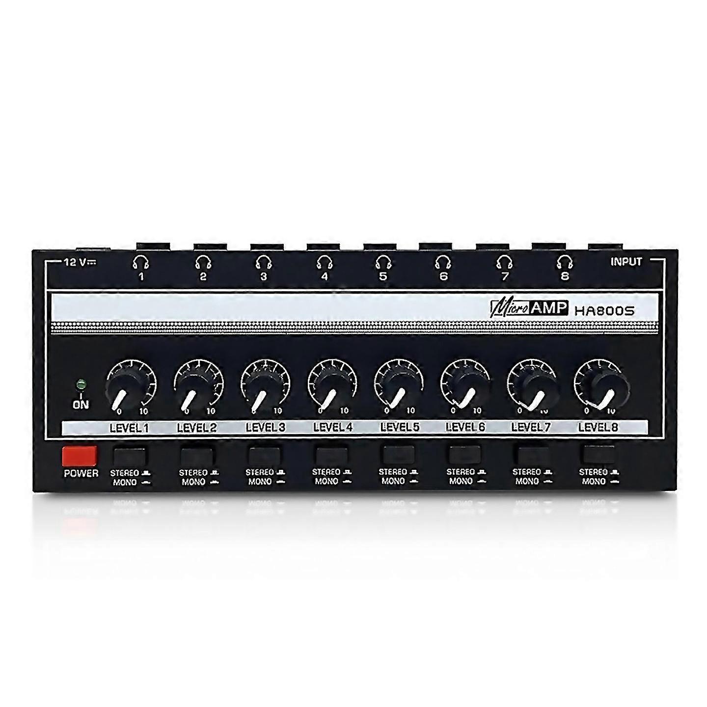 For 8channel Monitor Stereomono Switch Headphone Amplifier
