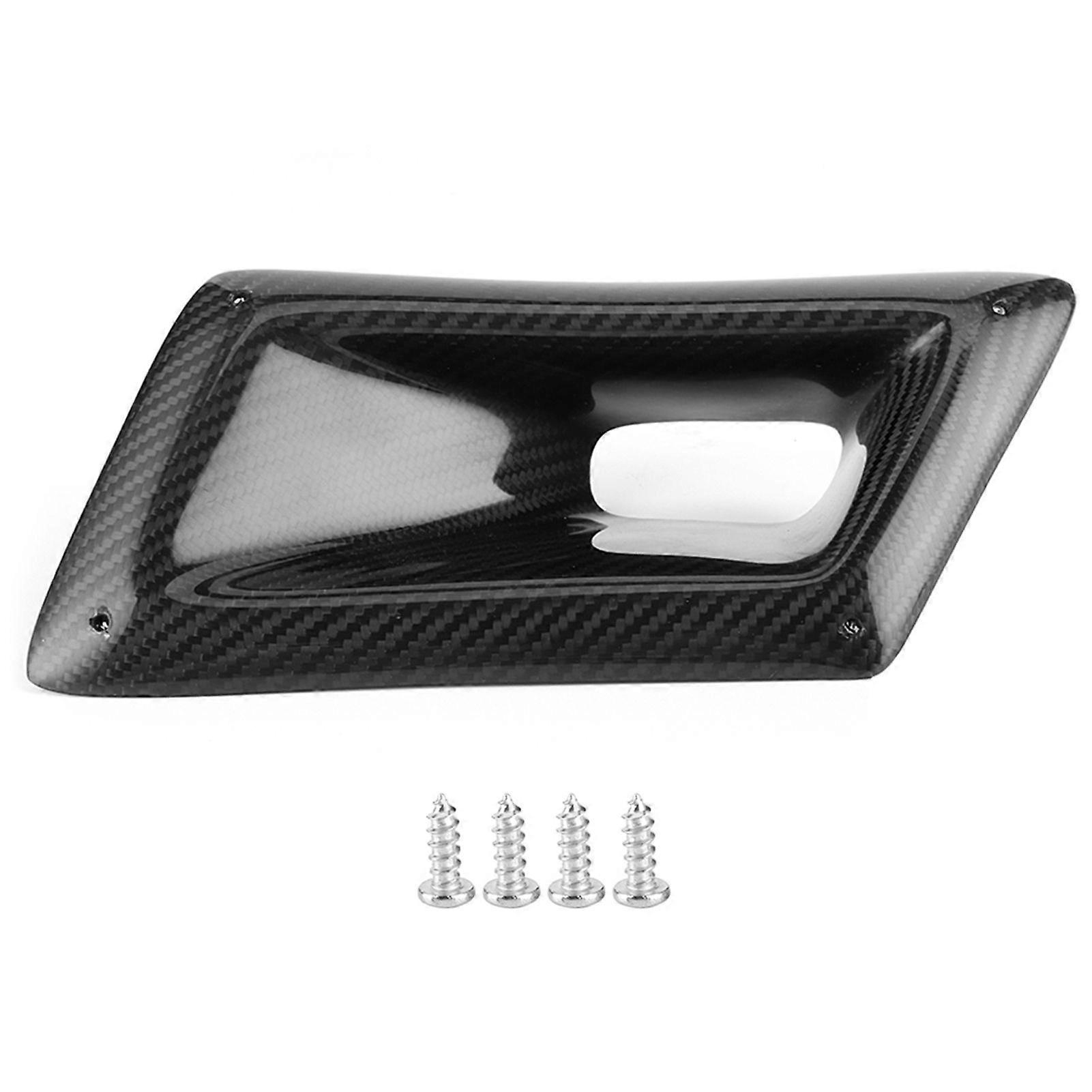 Carbon Fiber Bumper Air Vent Intake Duct Car Accessory Fit for Nissan 350Z Z33 2003‑2009(Left Side )