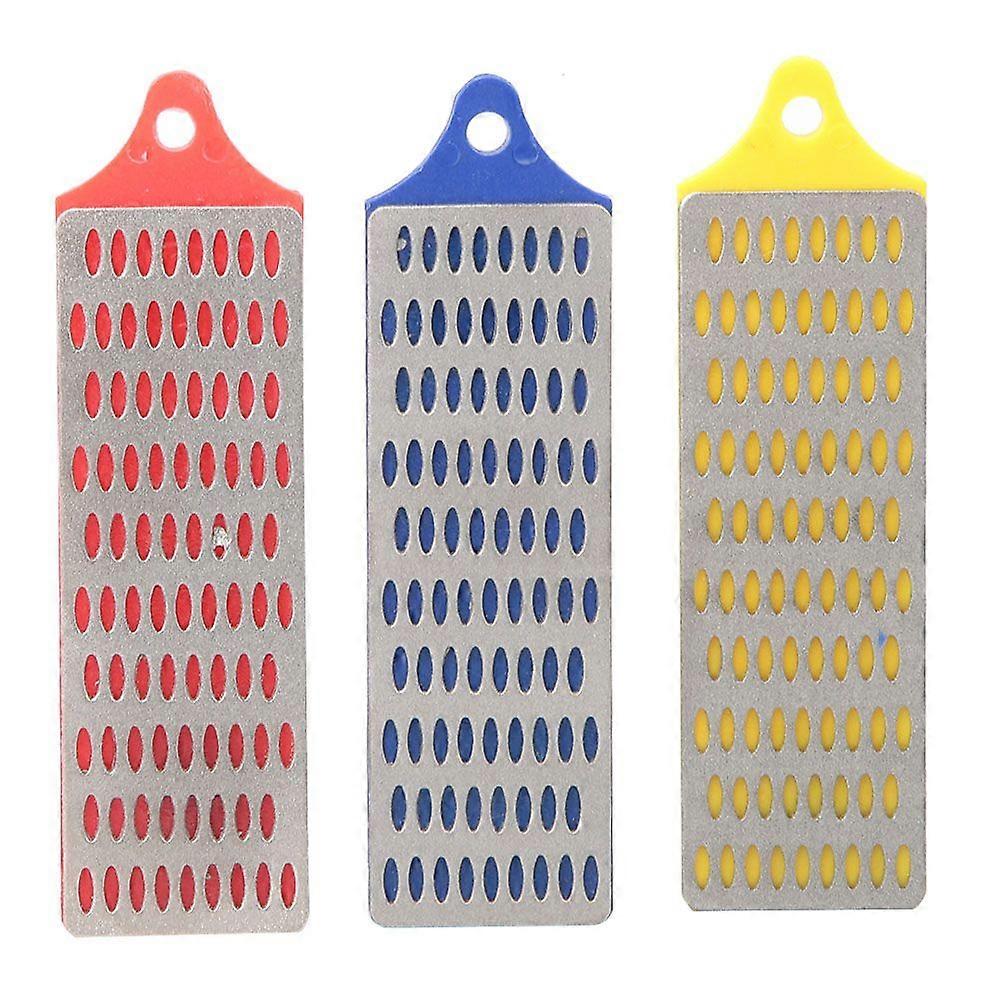 3Pcs Diamond Sharpening Stone Grinding Tool Kitchen Knife Accessories