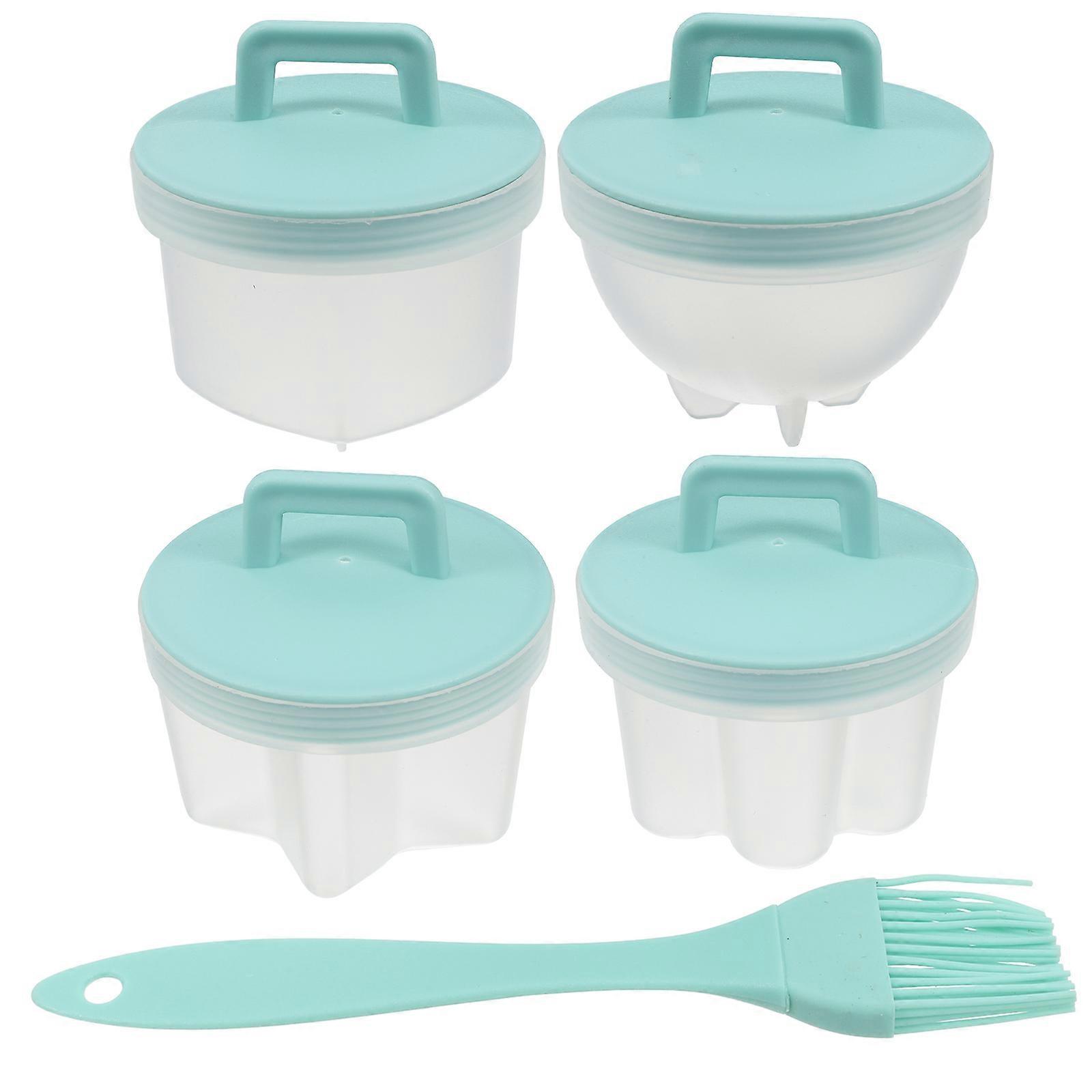 Egg Cooker Cup Plastic Mold for Breakfast Eggs 4Pcs Kitchen Tool