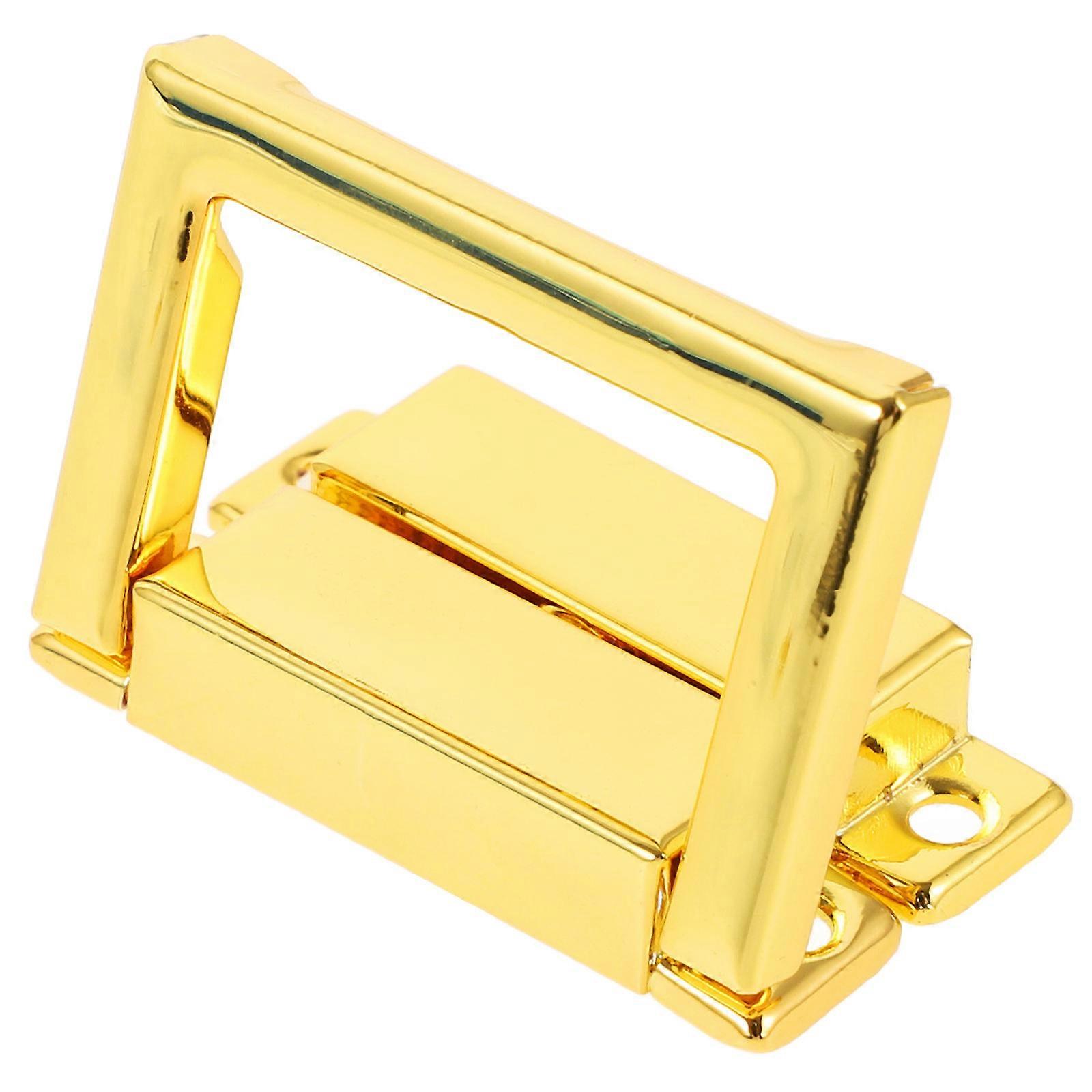 Golden Hasp Latch Wooden Box Hasp Lock for Locking Case